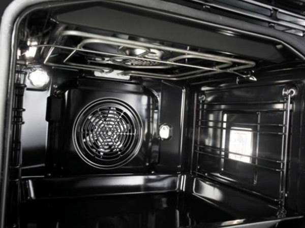 Inside an Asko pyrolytic oven