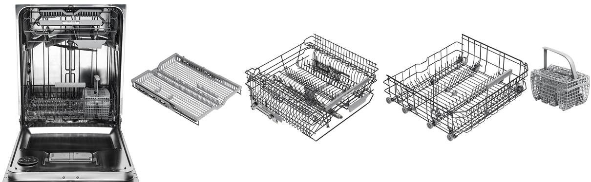 Asko series 6 dishwasher with 4 exclusive baskets